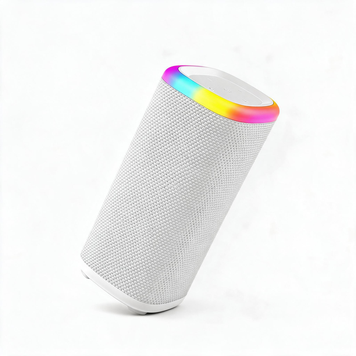 π΅ Bluetooth Speaker | Plastic | Living Room | Music Lovers | White RGB Mood Glow