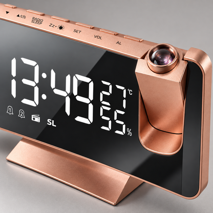 ⏰ Alarm Clock | ABS Plastic | Bedrooms | Students | Large Red Projection Display