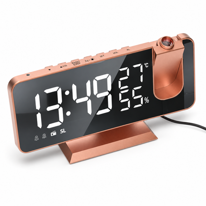 ⏰ Alarm Clock | ABS Plastic | Bedrooms | Students | Large Red Projection Display