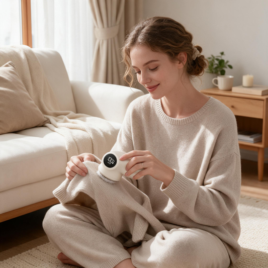 🧶 Fabric Shaver | Plastic | Wardrobes | Sweater Lovers | Digital Easy De-Pilling