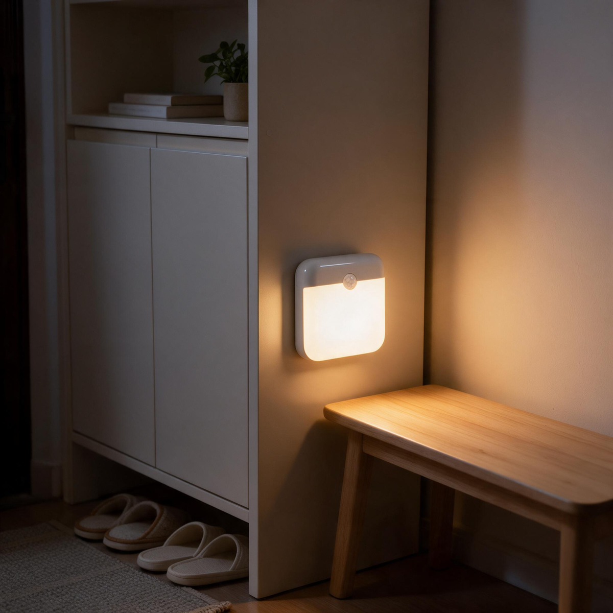 💡 Motion Light | ABS Plastic | Bedroom | Nighttime Families | Magnetic Soft Glow