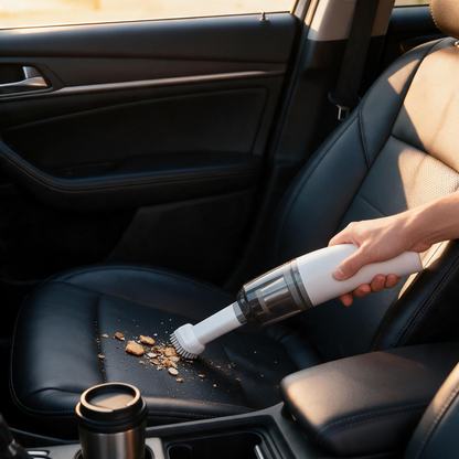 🧹 Handheld Vacuum | ABS Plastic | Home | Parent | Rechargeable Gentle Crumb Care