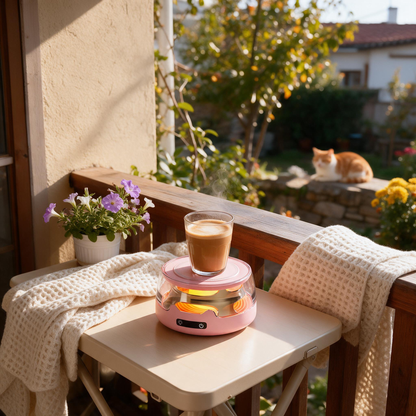 ☕ Mug Warmer | Plastic | Home Desks | Tea Lovers | USB Constant-Temperature Glow