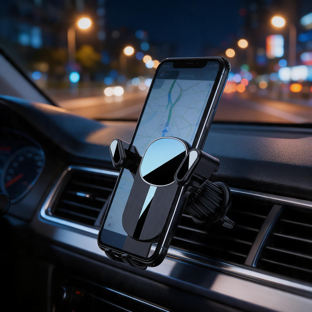 📱 Car Charger Mount | ABS Plastic | Cars | Drivers | Cable-Free Navigation Power