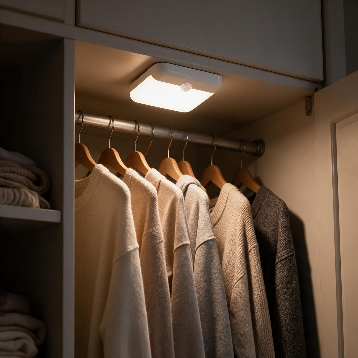 💡 Motion Light | ABS Plastic | Bedroom | Nighttime Families | Magnetic Soft Glow