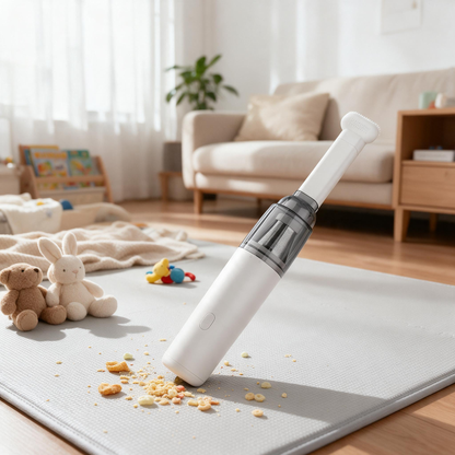 🧹 Handheld Vacuum | ABS Plastic | Home | Parent | Rechargeable Gentle Crumb Care