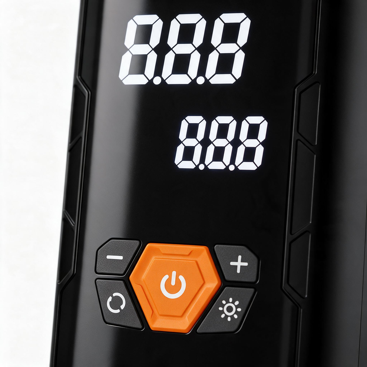 🔧 Tire Inflator | ABS Plastic | Car | Motorists | Black Digital Pressure Display