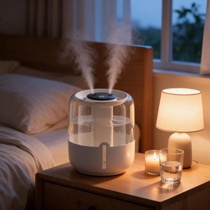 💧 Mini Humidifier | ABS Plastic | Bedroom | Homebody | Clear Gentle Mist Comfort