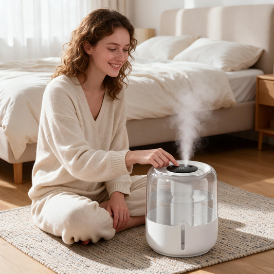 💧 Mini Humidifier | ABS Plastic | Bedroom | Homebody | Clear Gentle Mist Comfort