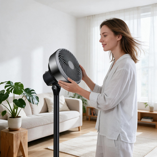 🌬️ Air Circulator | ABS Plastic | Home | Home Lovers | Quiet Directional Airflow